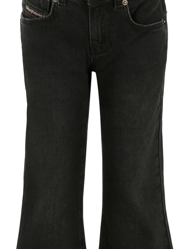 Diesel jeans a zampa D-prilla lavaggio nero