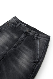 Diesel jeans bambina gamba larga lavaggio grigio