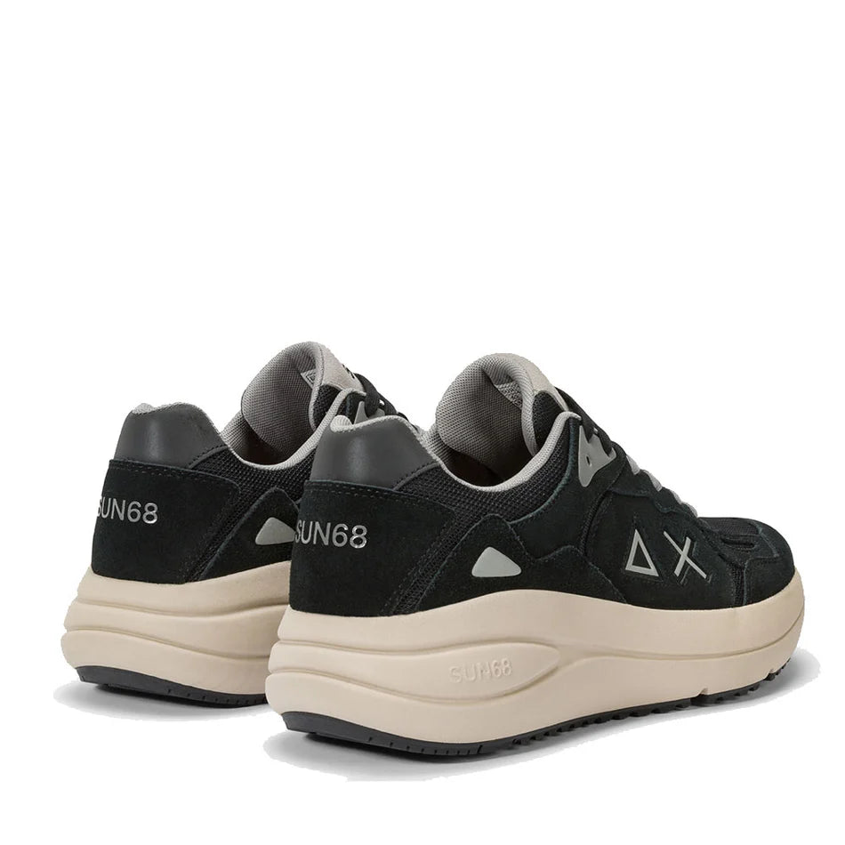 Sun68 sneakers uomo Jupiter Suede nero