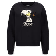 Freddy felpa girocollo da donna Snoopy F3WMCS2-ST1 N nero