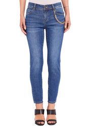 Gaudì pantalone jeans da donna Kelly 411BD26015 blu medio
