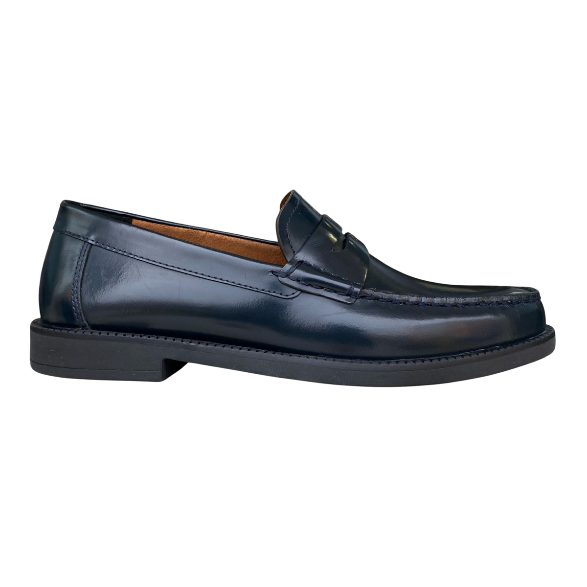 Geox Recanati Mocassino Uomo in Pelle Blu U4593C-00043-C4002