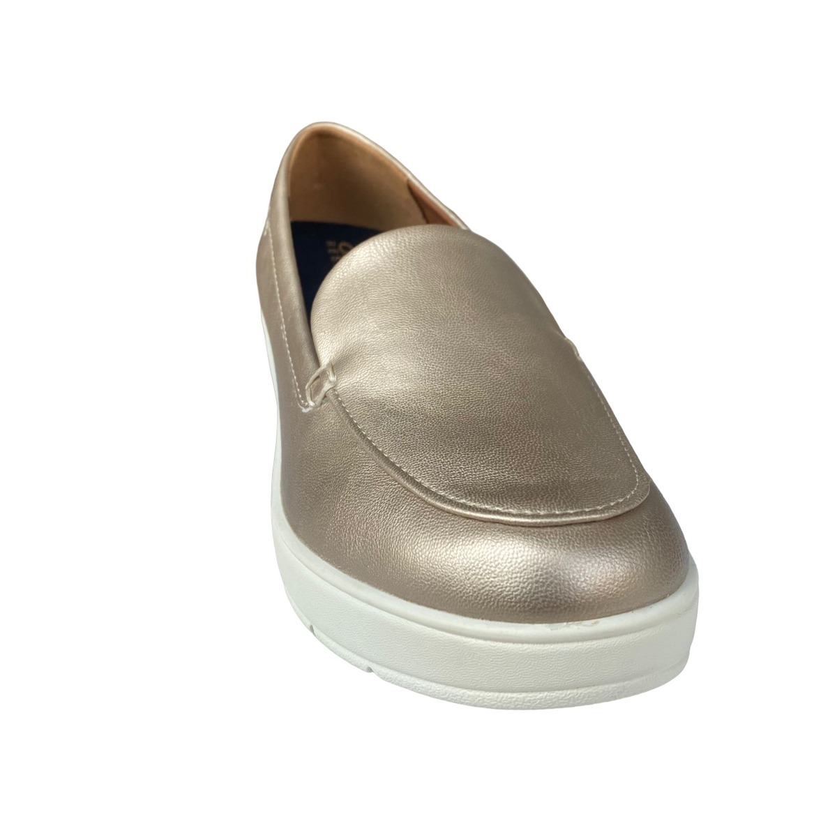 Geox scarpa mocassino con zeppa da donna Ilde D36RAB oro chiaro