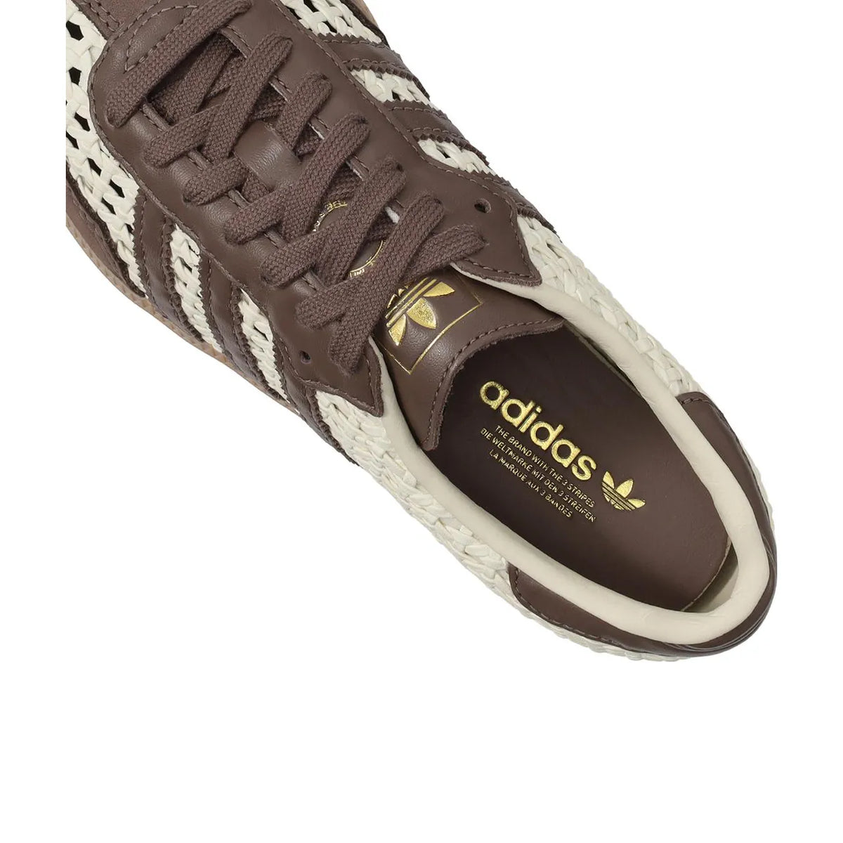 adidas Samba OG Basketweave Cream White Earth Strata