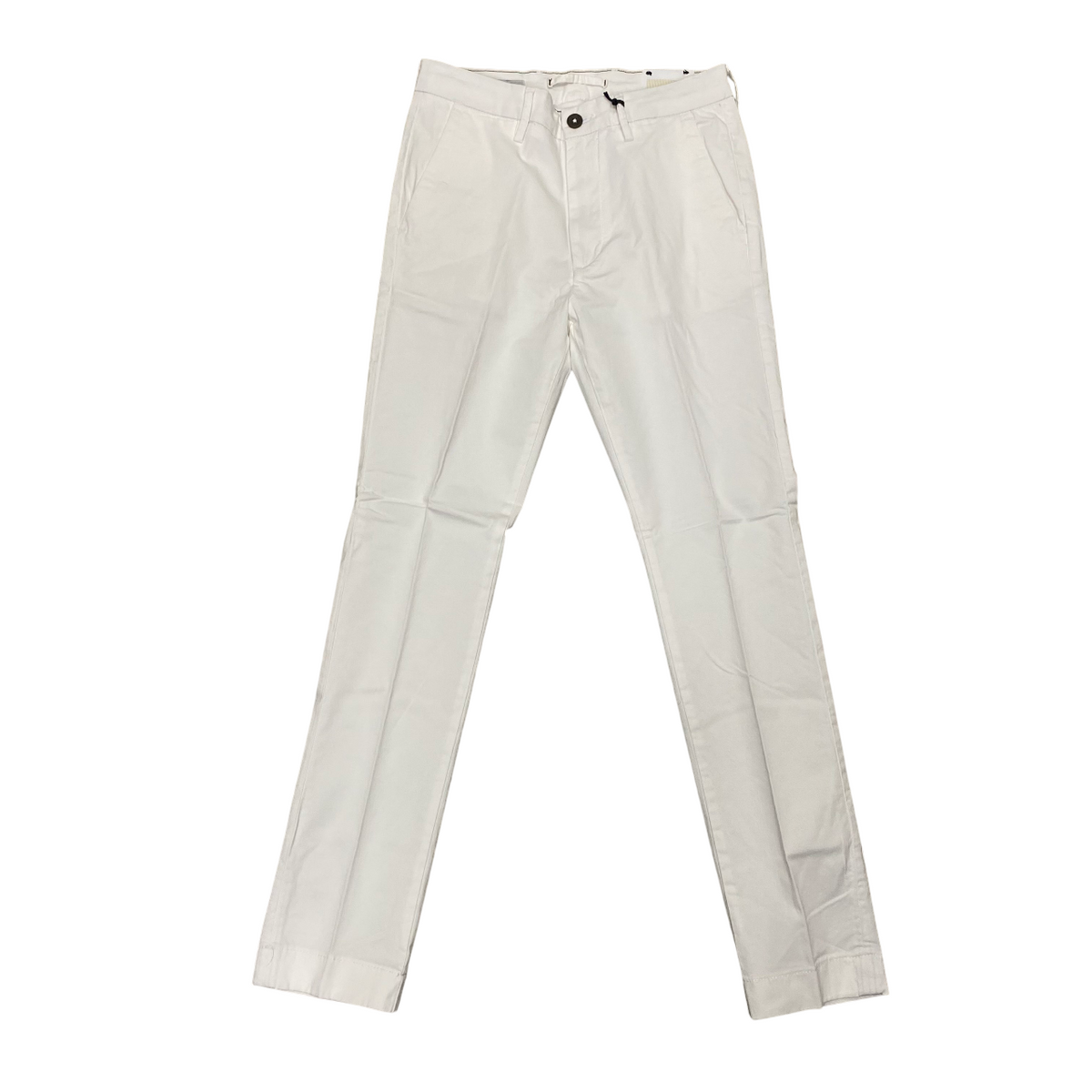 Hamaki-Ho pantalone casual da uomo PSE1744H bianco