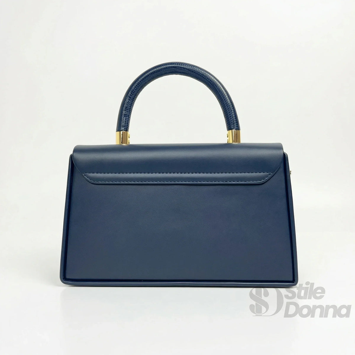 Herisson Firenze Borsa Strutturata Classica in Ecopelle con Hardware Oro