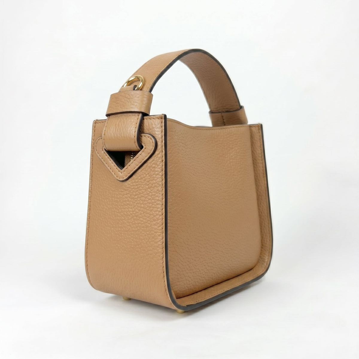 Holo Borsa a Mano in Vera Pelle