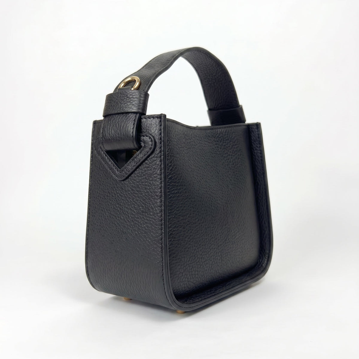 Holo Borsa a Mano in Vera Pelle