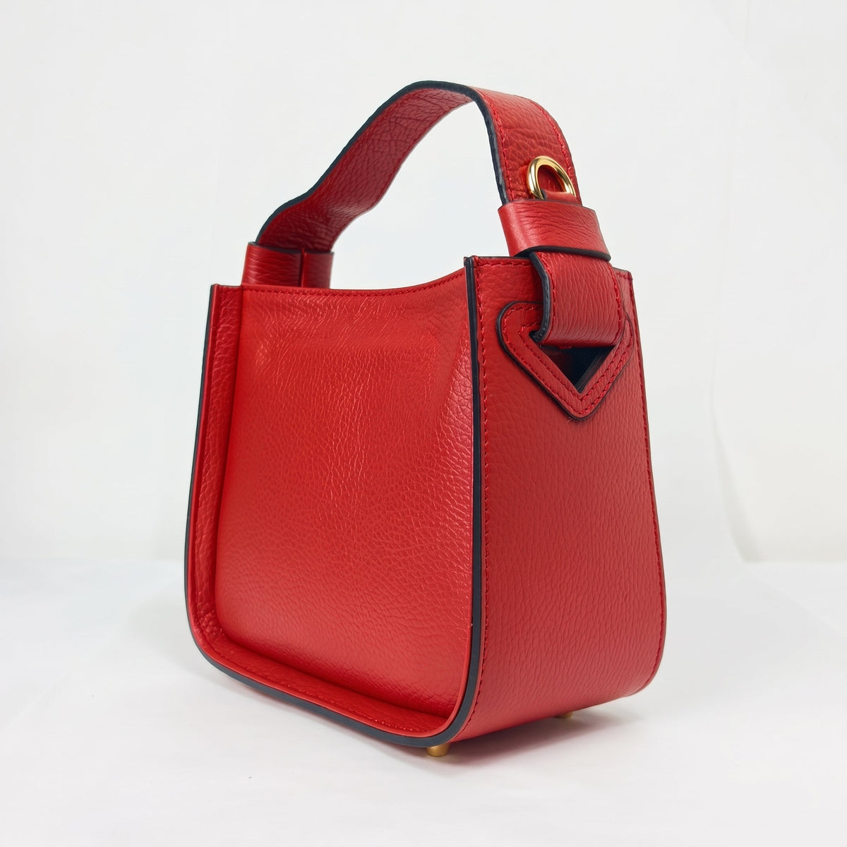 Holo Borsa a Mano in Vera Pelle