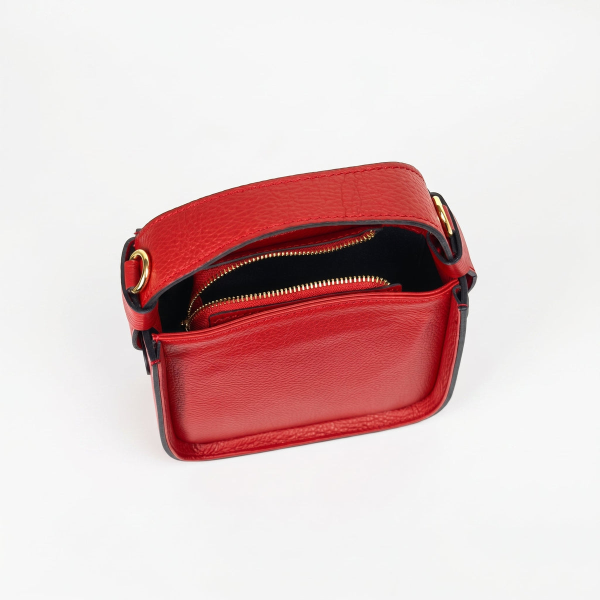 Holo Borsa a Mano in Vera Pelle