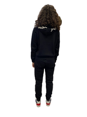 Champion Tuta Felpata Donna Nera con Cappuccio - 115737 KK001