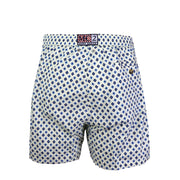 BOXER MARE BIANCO E BLU REFINEDTIE