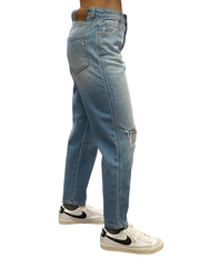 Please Pantalone Jeans PHG4F92G37 blu denim