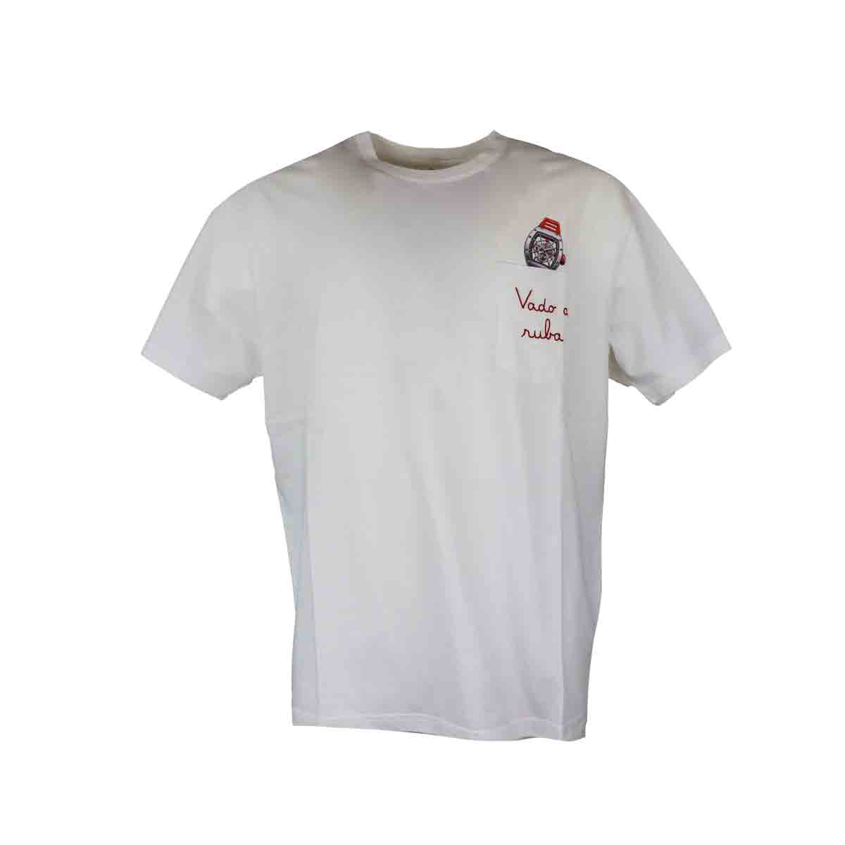 T-SHIRT RUBA BIANCA