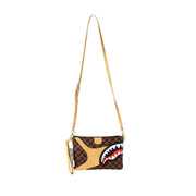 POCHETTE SHARK MARRONE