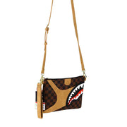 POCHETTE SHARK MARRONE