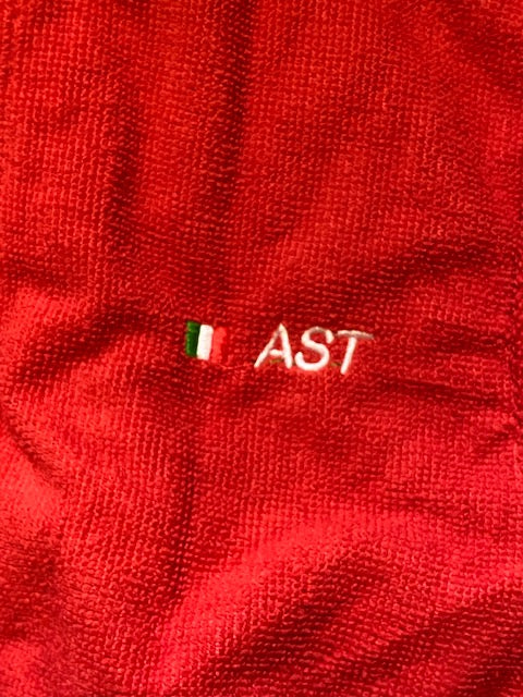 Astrolabio Accappatoio da ragazzi in microfibra S57D 746 rosso