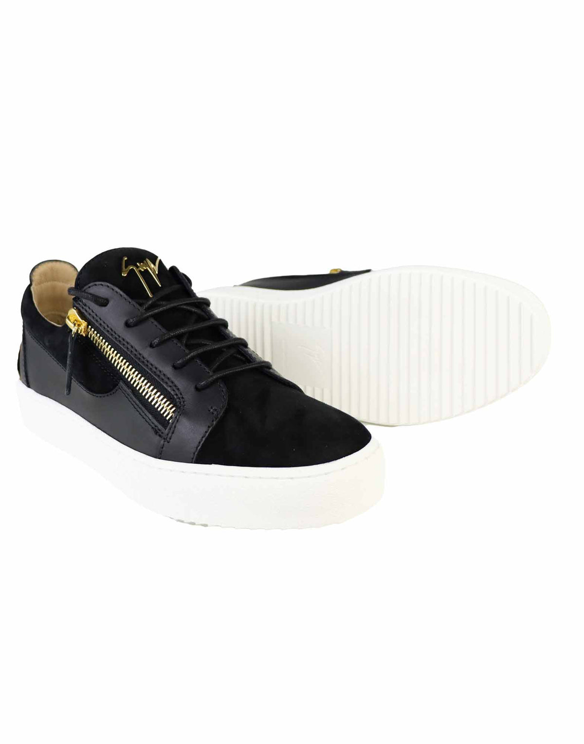 SNEAKER NERE E ORO