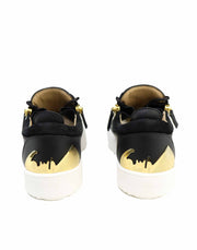 SNEAKER NERE E ORO