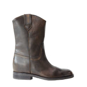 STIVALETTO KIM LOW MARRONE