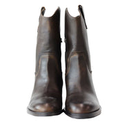 STIVALETTO KIM LOW MARRONE
