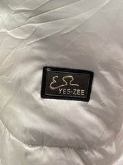Yes Zee Cappotto Bimba con Cappuccio O006/QVJJ 0101 bianco perla
