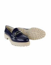 MOCASSINO IN NAPLAK BLUE
