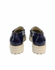 MOCASSINO IN NAPLAK BLUE