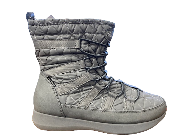 Skechers scarponcino alto da donna Boulder East Stone 49806 CCL grigio