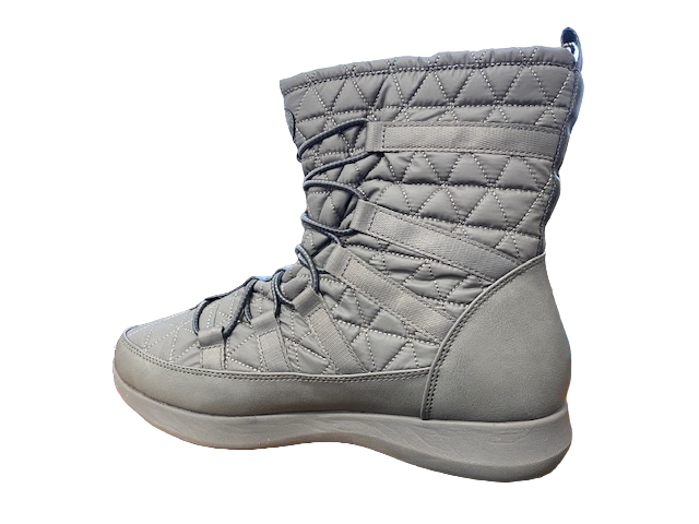 Skechers scarponcino alto da donna Boulder East Stone 49806 CCL grigio
