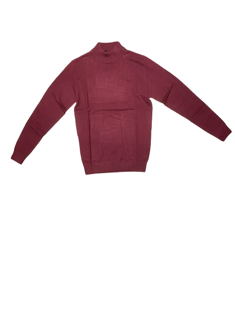 Trez maglia da uomo collo alto Mill-VN M45835 171 bordeaux