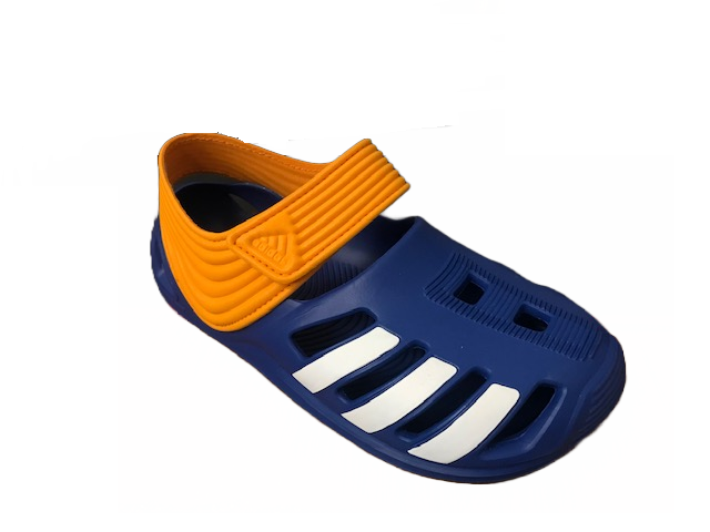 Adidas sandalo da bimbo Zsandal C S78573 blu-bianco-arancio