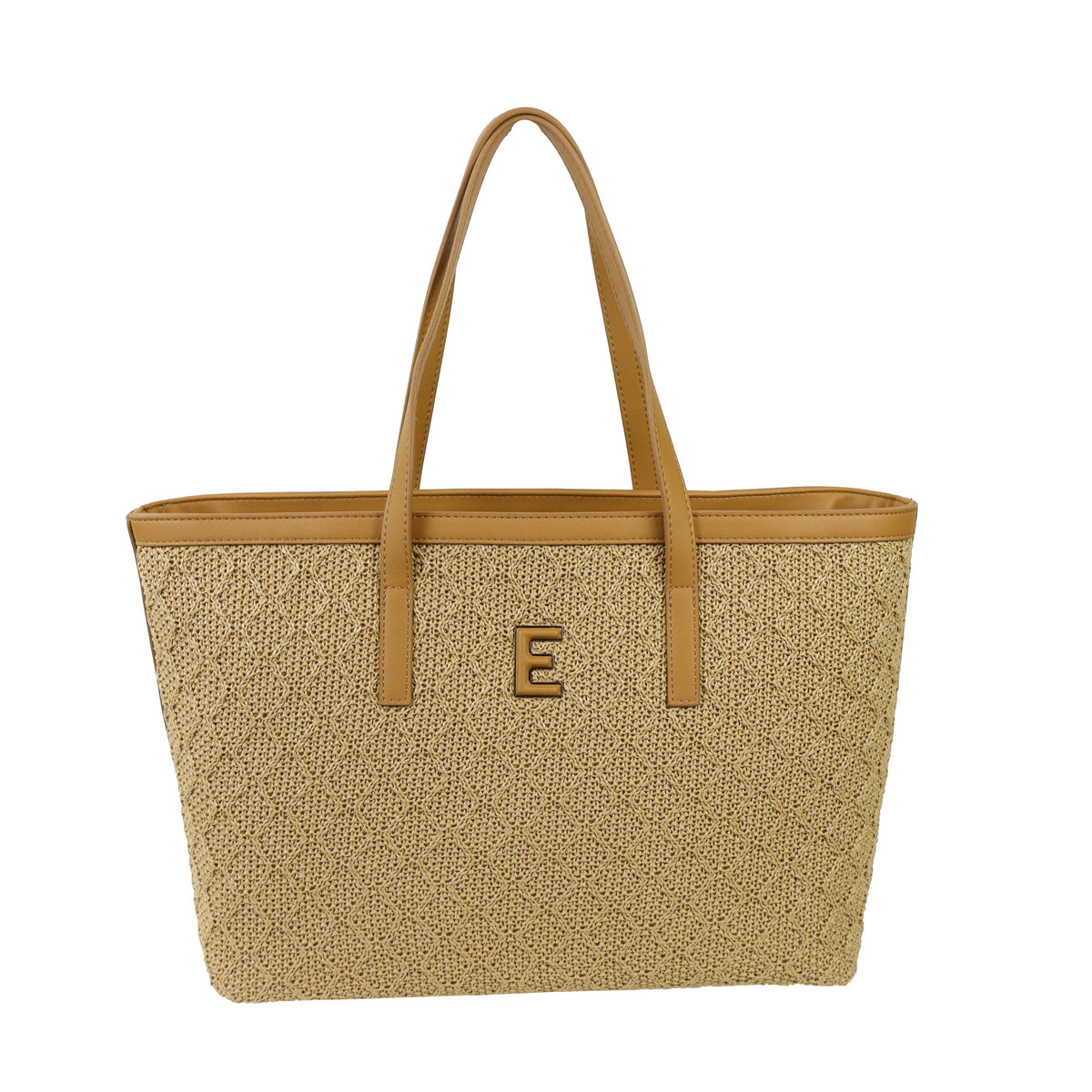 SHOPPING GRANDE STRAW BEIGE