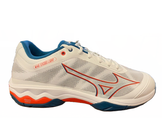 Mizuno Wave Exceed Light AC 61GA221830 Uomo Bianco Rosso Blu - Scarpe Tennis