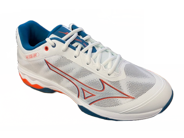 Mizuno Wave Exceed Light AC 61GA221830 Uomo Bianco Rosso Blu - Scarpe Tennis
