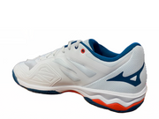 Mizuno Wave Exceed Light AC 61GA221830 Uomo Bianco Rosso Blu - Scarpe Tennis