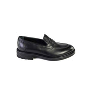 MOCASSINO BENDINA GRAINED NERO