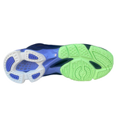 Mizuno scarpa alta da pallavolo da uomo Wave Voltage Mid V1GA216511 blu-verde-glicine