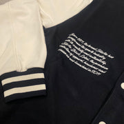 Starter giacca in felpa da uomo Varsity 74029 nero