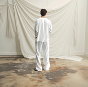 Set Lino Coordinato Camicia e Pantalone Uomo