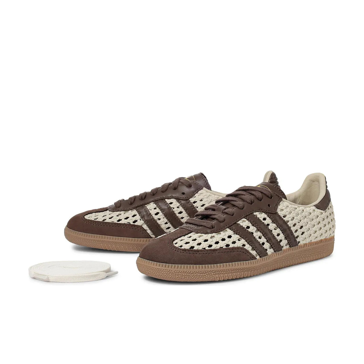 adidas Samba OG Basketweave Cream White Earth Strata