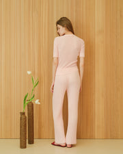 Cotton Micro Pointelle T-Shirt