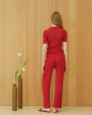 Cotton Micro Pointelle Polo
