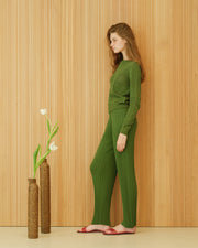 Cotton Pointelle Sweater