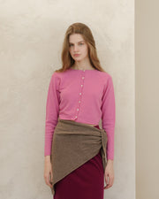Cashmere Mix Cropped Cardigan