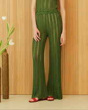 Cotton Crochet Zig Zag Pants