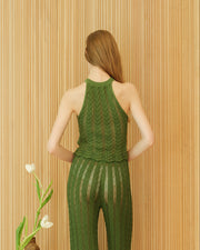 Cotton Crochet Zig Zag Pants