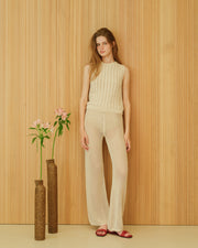 Cotton Crochet Pants