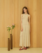Cotton Crochet Zig Zag Dress