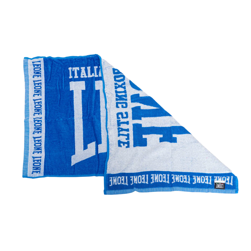 Leone AC914 Azzurro - Asciugamano da Ring Boxe